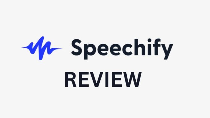 Speechify review